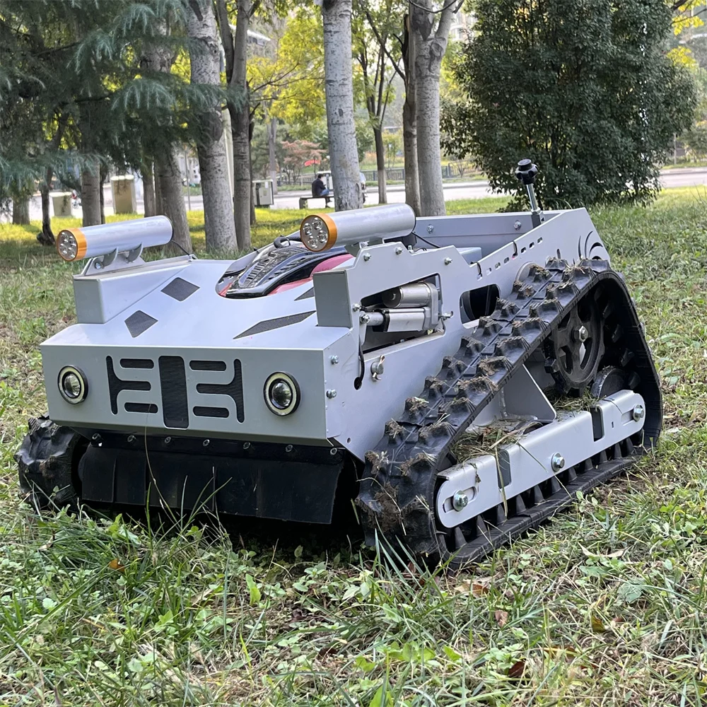 Ferngesteuerter Selbstfahrender 4-Takt-Motor Kabelloser Rasenroboter Rasentrimmer