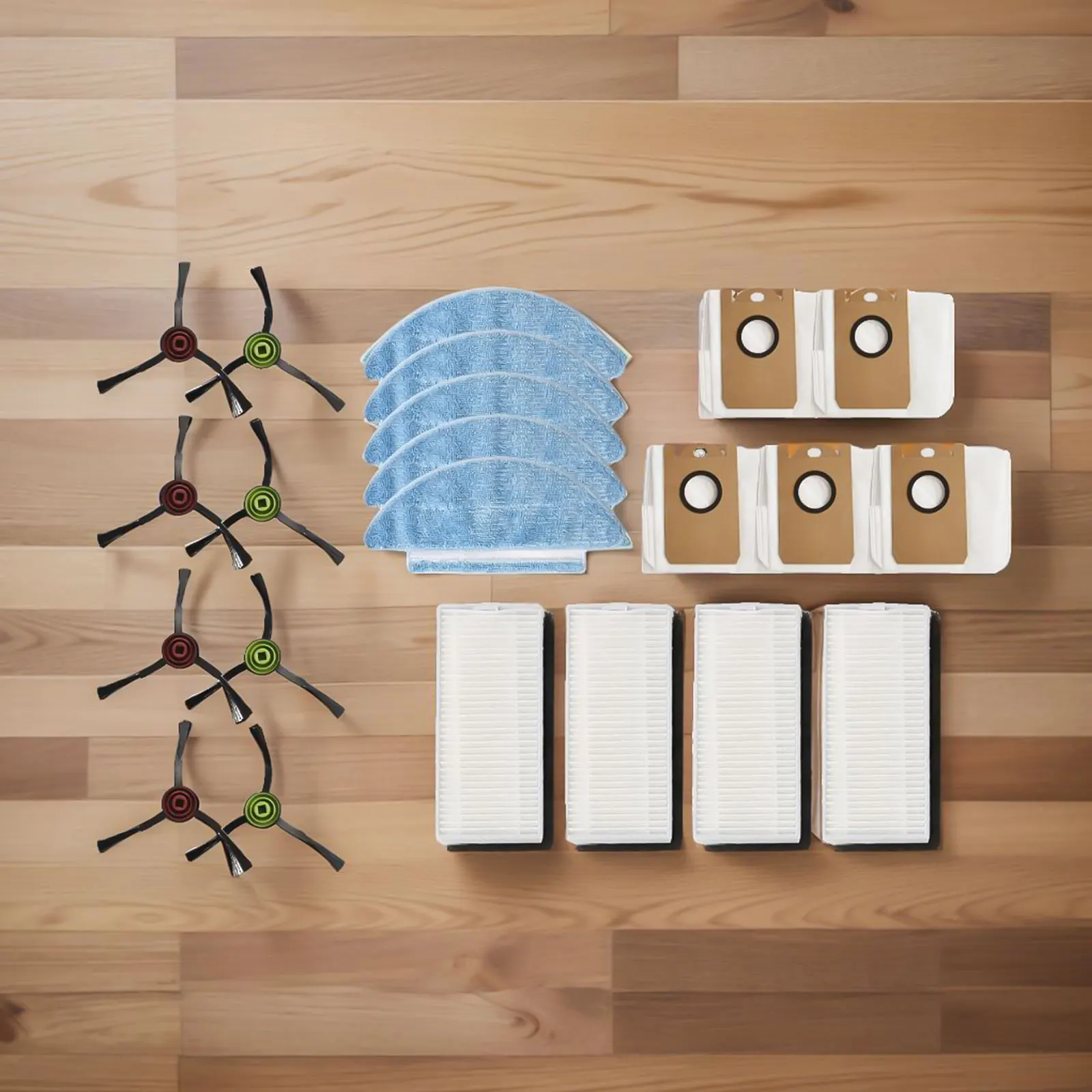 

Комплект совместимых фильтров и салфеток для Medion с мешками для пыли, легко удаляемыми после использования, и прочными боковыми щетками для комплексной уборки дома