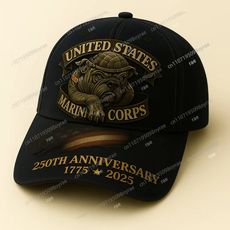 United States M.arine C.orps 250th Anniversary Commemorative Cap 1775-2025
