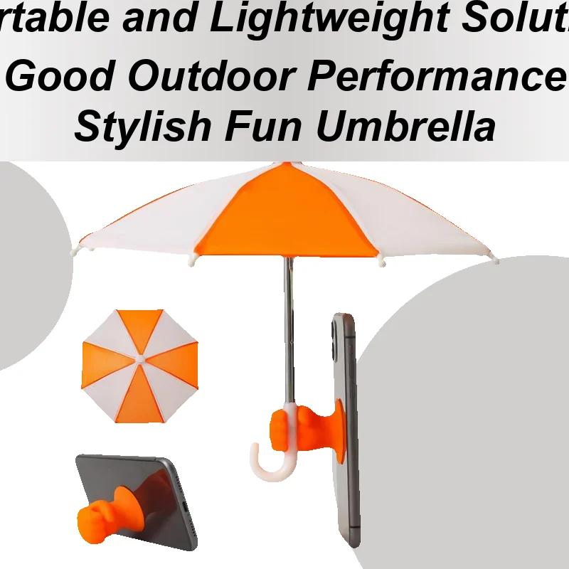 

Mini Suction Cup Mobile Phone Sunshade Umbrella Suction Sun Protection Phone Umbrella Rainproof Foldable Smartphones Shade