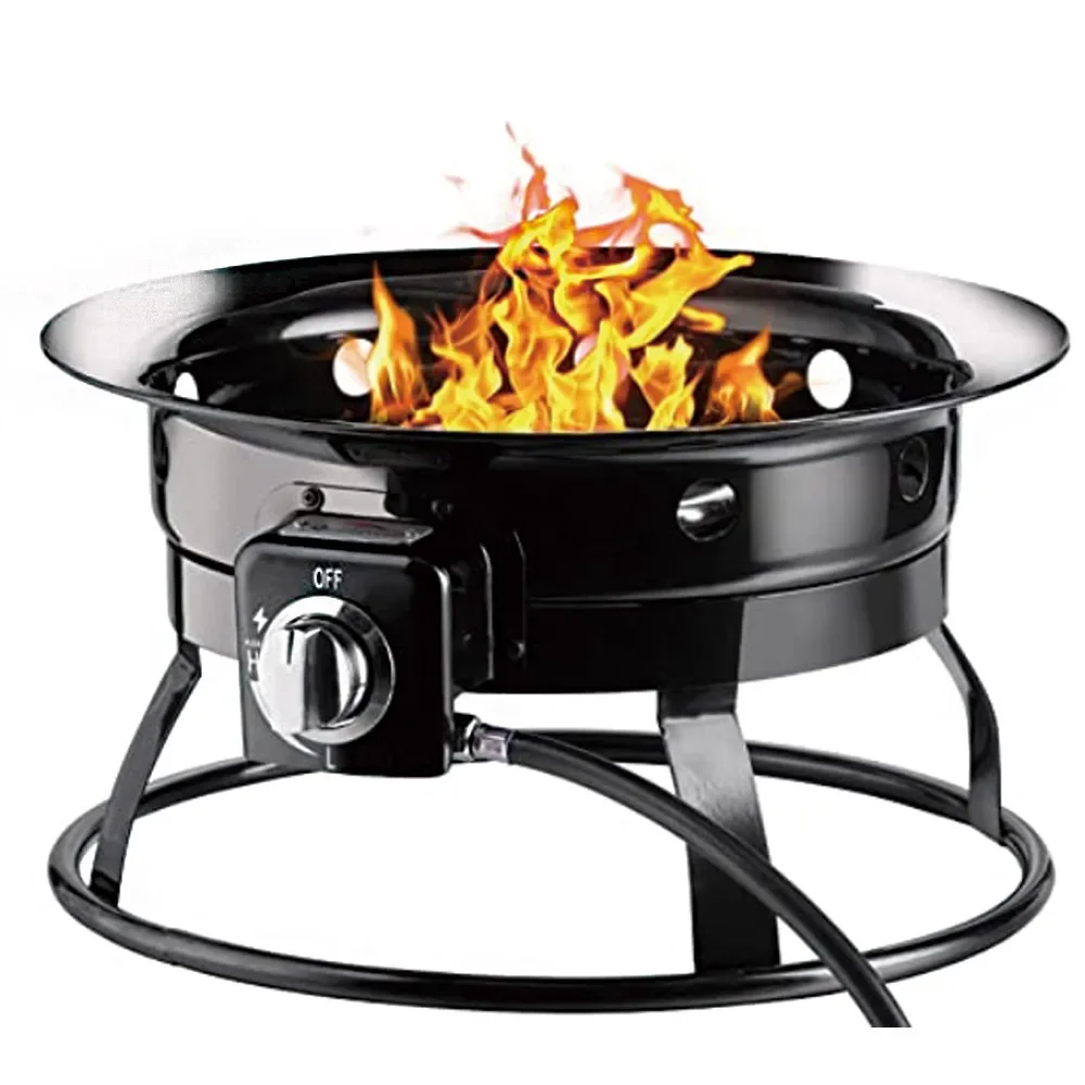 2024 Hot Sale Portable Camping Propane Fire Pit Smokeless Brazier firepit For Family Party