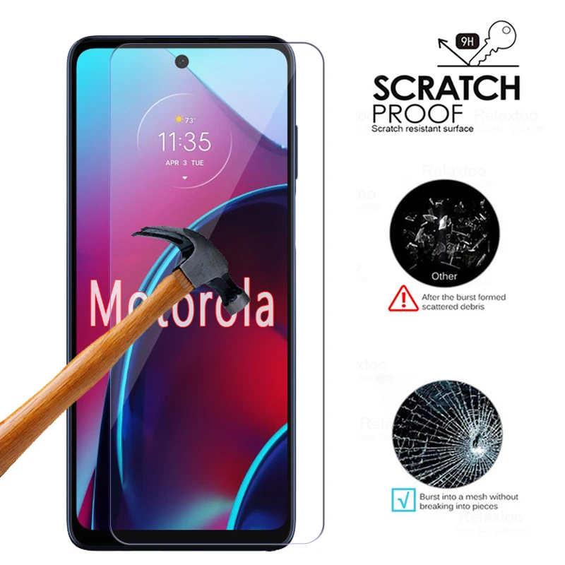 2-1Pc Glass For Motorola Moto G 22 10 20 30 31 40 41 50 51 60 S 71 8 9 Play Plus Power Cover Film For Moto G22 G10 Glass image 4