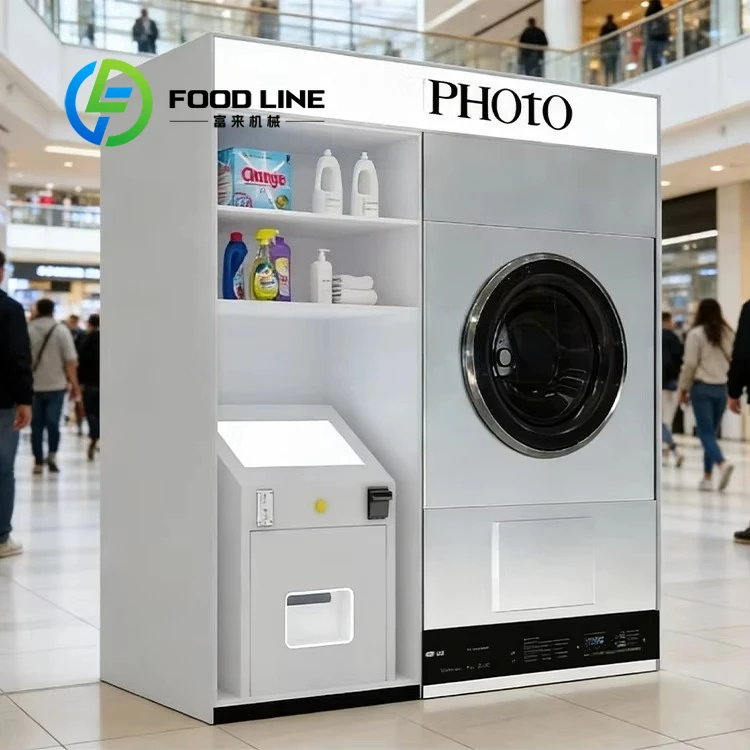 Popular Photo Booth Self-Service Laundromat Selfie Booth Laundromat-Themed Photo Booth customize