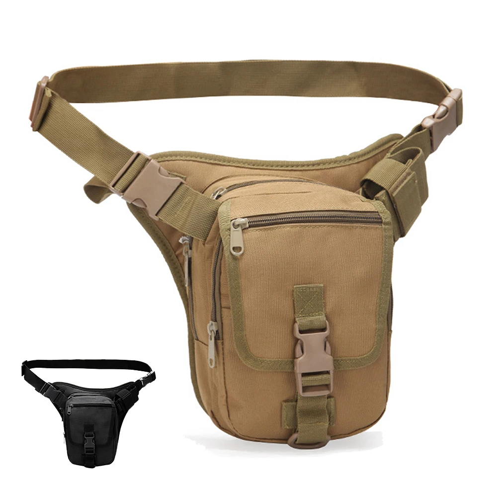 Men Nylon Belt Waist Bag  for Short Pistol Gun  Motorcycle Rider Pouch Casual Assault Travel Hip Bum Fanny Pack Bags