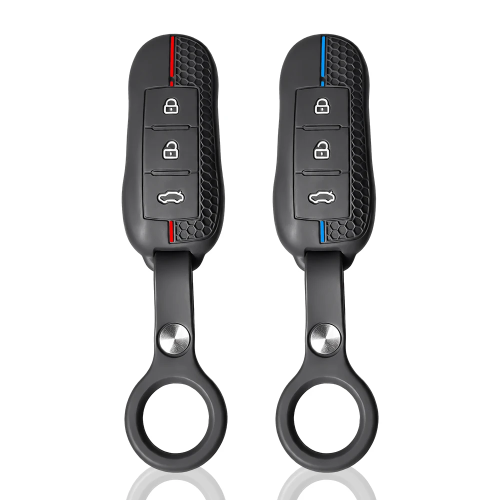 Silicone Car Key Case Fob for Dongfeng Fengguang DFSK Glory 580 Fengon Ix5 Ix7 Seres 3 Sf5 2021 2022 z Keychain Accessories