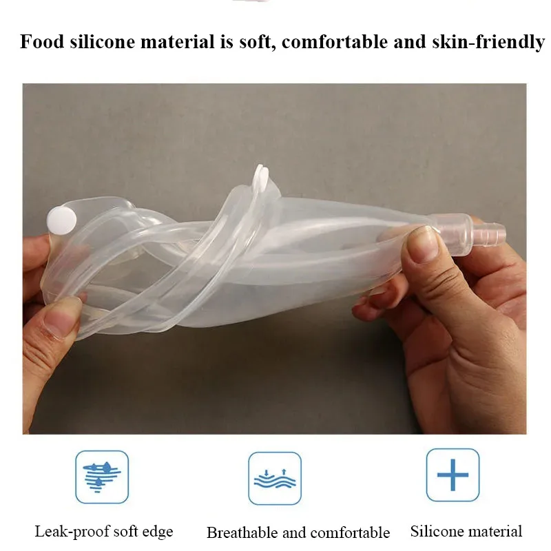 1Pc Wearable Silicone Male Urine Bag Panties Elderly Incontinence Patient Men Walking Urine  Collector Underpants Drainage Bag