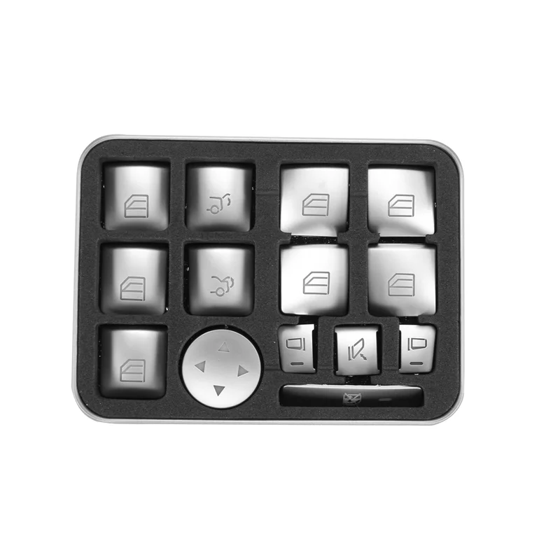 

84X Car Window Glass Lift Button Sticker For Mercedes Benz B C E Gla Cla Glk Gl Ml Gle Class
