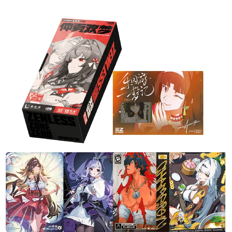 genuine-shiningsoul-zenless-zone-zero-trading-cards-vol2-midsummer-dream-series-game-collectible-cards-anime-collectible-gifts