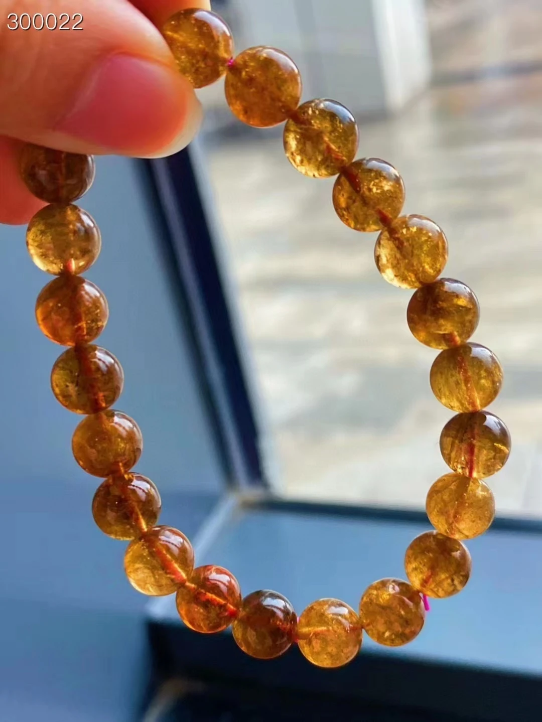 Natural Yellow Tourmaline Quartz Bracelet 8mm Clear Round Beads Women Men Orange Candy Tourmaline Stone AAAAAA