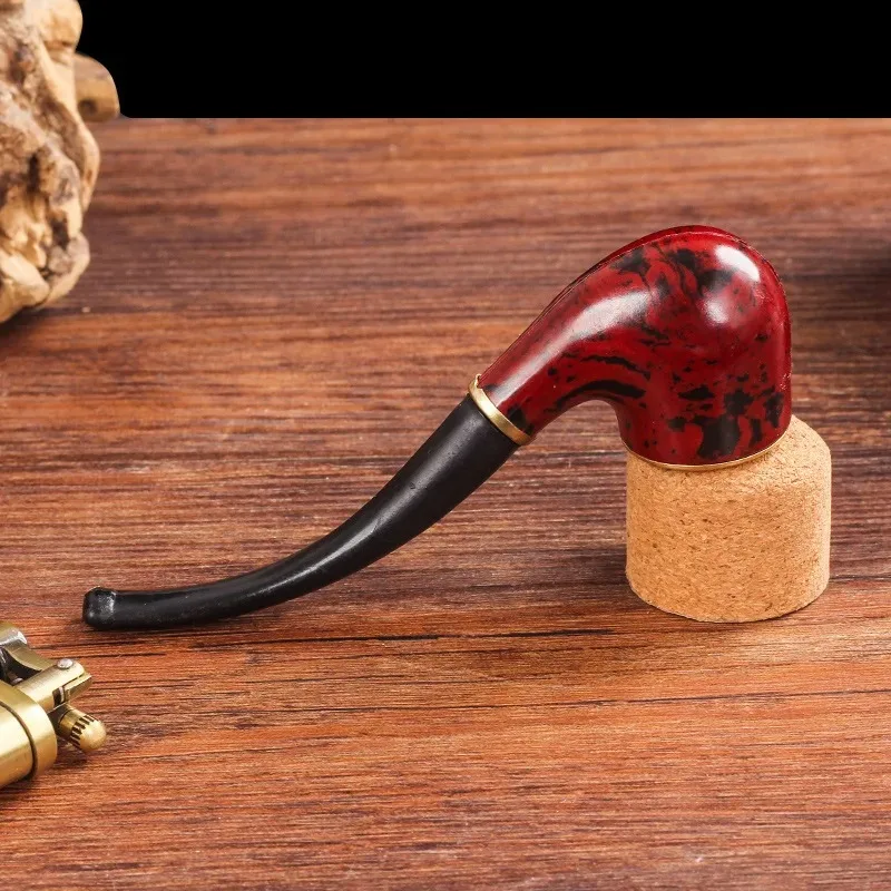 Leopard Print Portable Tobacco Pipe Detachable Smoking Accessories Washable Wholesale