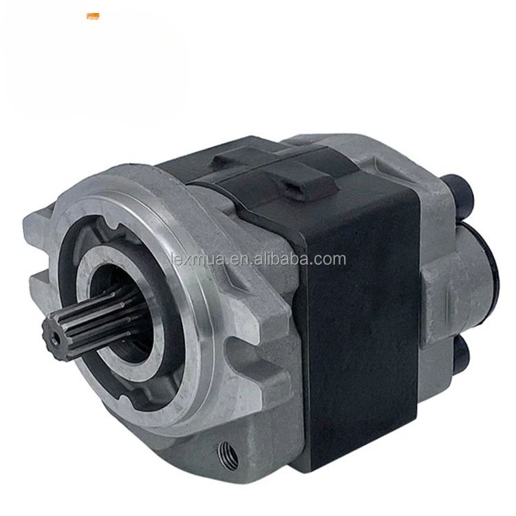 Japan Small Hydraulic Oil Gear Pumps Forklift Parts Sgp1 Sgp2 Shimadzu Hydraulic Pump Gear 10 Spline