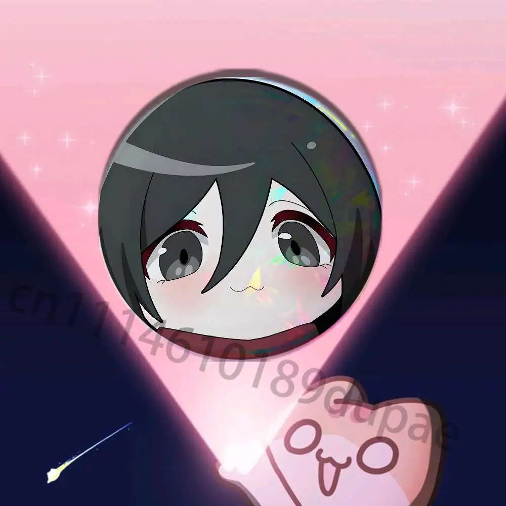 M-Mikasa Badges 25 32 44 58 75 mm Round Customizable Wholesale Fan goods Self-made fan freebies