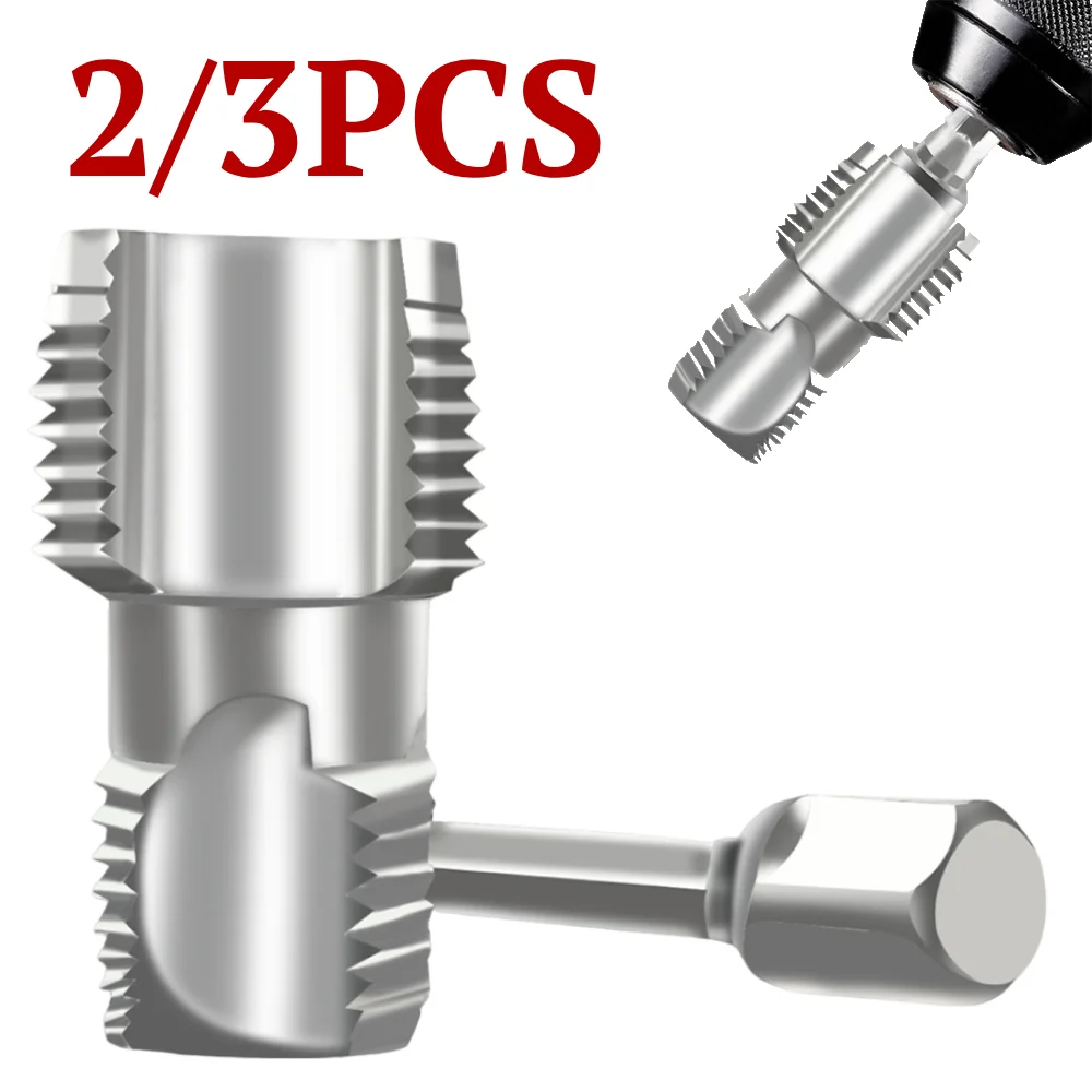 4/6 Punkte Rohreinfädler-Set, Rohreinfädler, Rohr, runde Matrize, Wasserleitung, Innengewindeöffner für 1/2 Zoll 3/4 Zoll Rohre innen