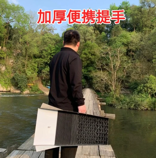 Large Reinforced Gold Panning Sluice Box High Efficiency Separator, Extended Gold Washing Rubber Mat Manual Equipment Use