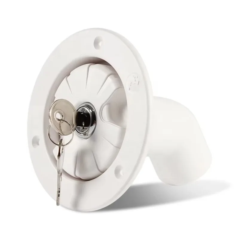 

Fresh water discharge tanks lock hatch fillers Plastic water injection inlets for motorcycle and trailer parts