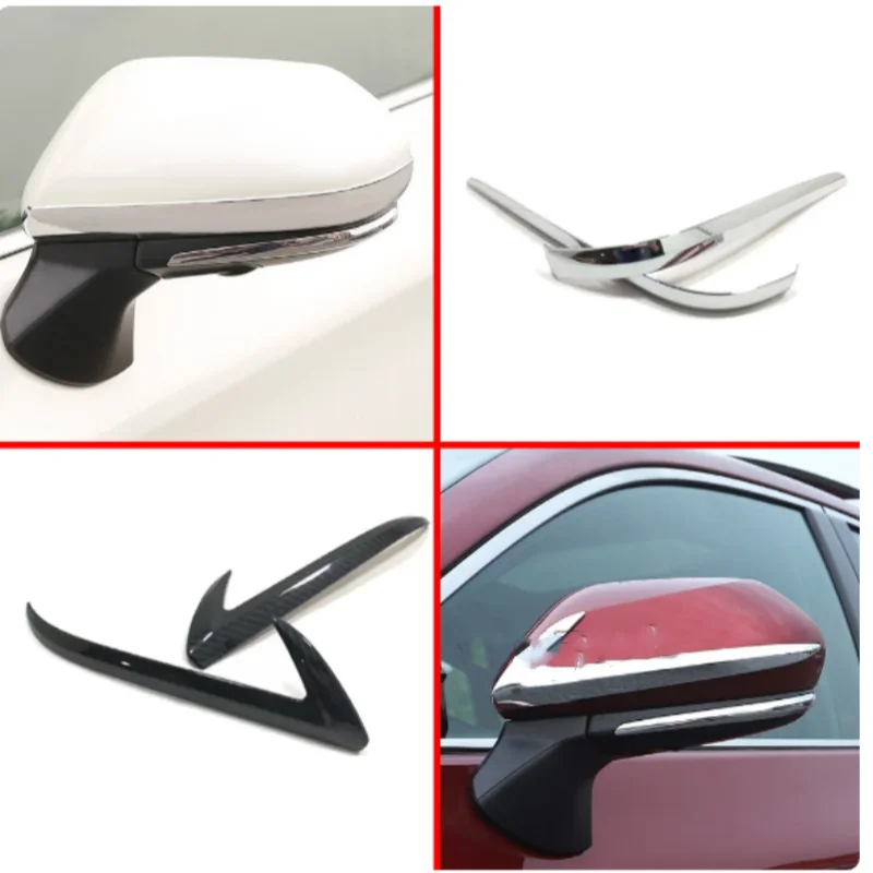 

For Toyota Avalon XX50 2019 2020 2021 2022 Body Back Rear View Stick Side Door Mirror Cover Sticker Trim Frame Eyebrow Hood