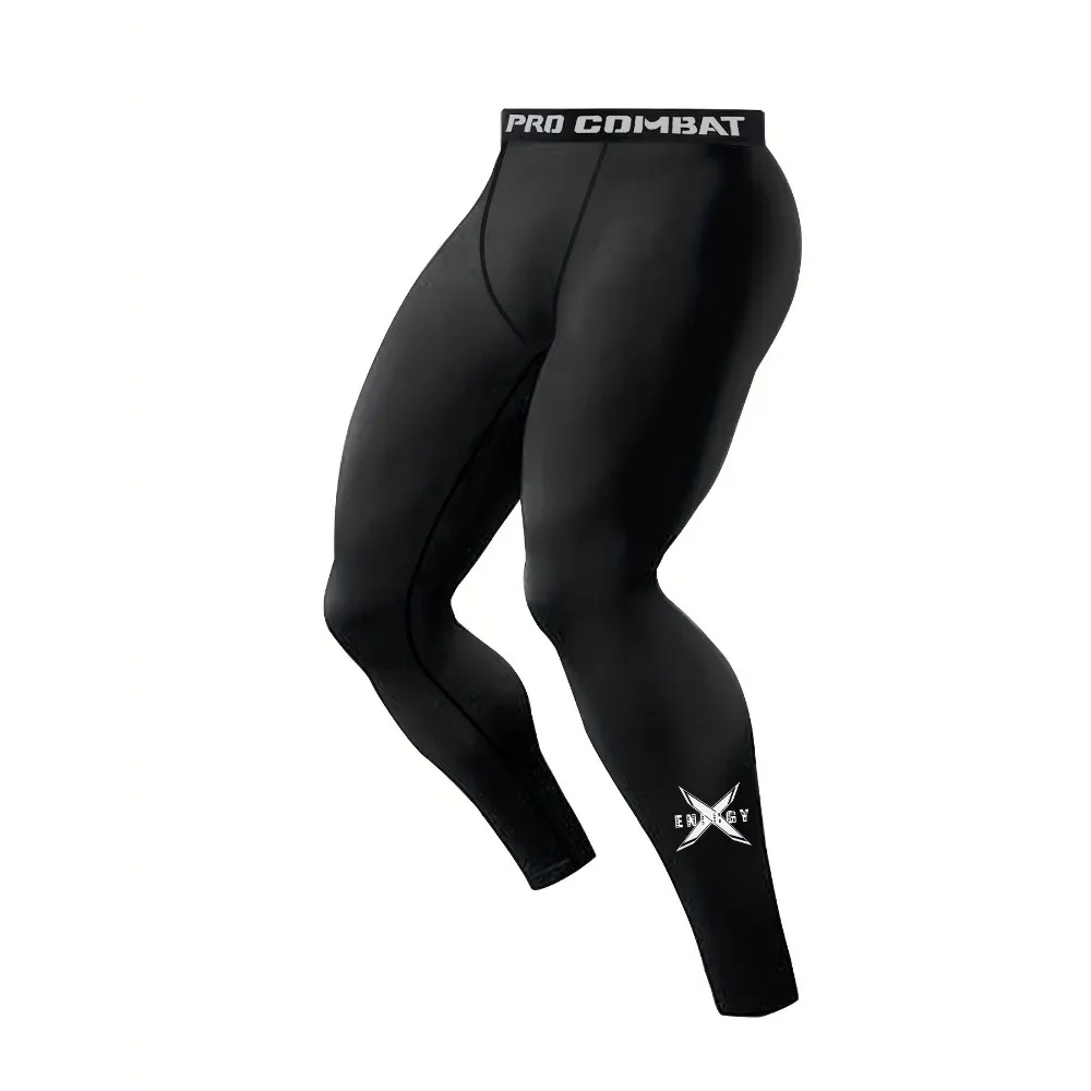 

Men's Compression Leggings Sports Base Layer Running Workout Basketball Athletic Gym Tights Pants