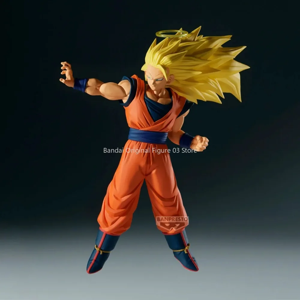 Original BANDAI Banpresto Dragon Ball MATCH MAKERS Majin Buu Goku PVC อะนิเมะตัวเลขการกระทําของเล่นคริสต์มาสของขวัญ