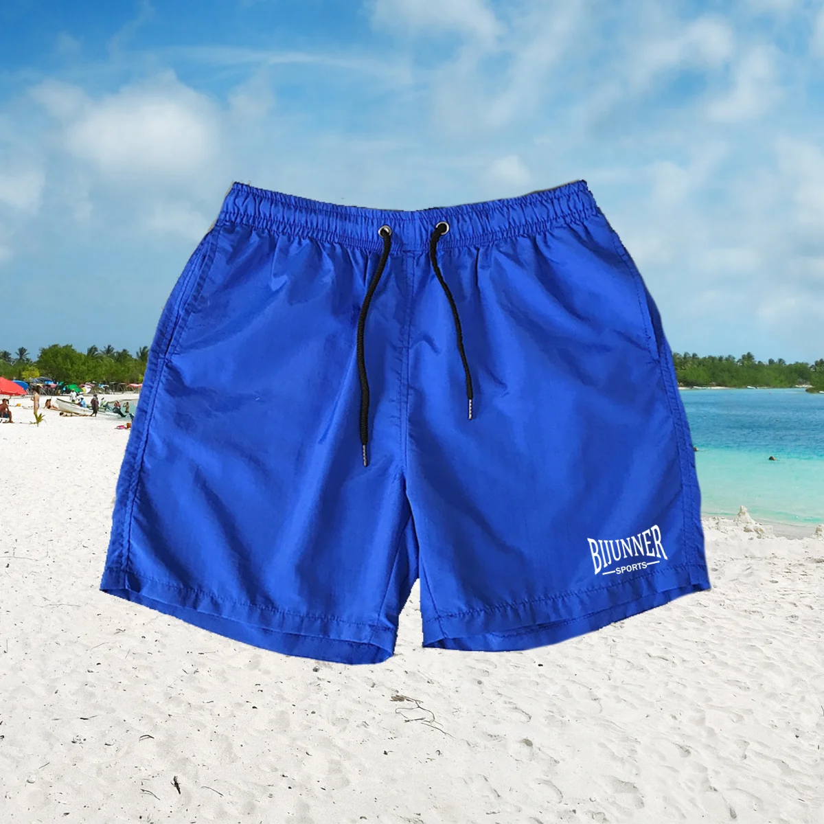 

Высококачественные шорты для бега из шелка Lce, унисекс, свободные пляжные шорты, летние повседневные базовые однотонные шорты для бега, шорты для бега