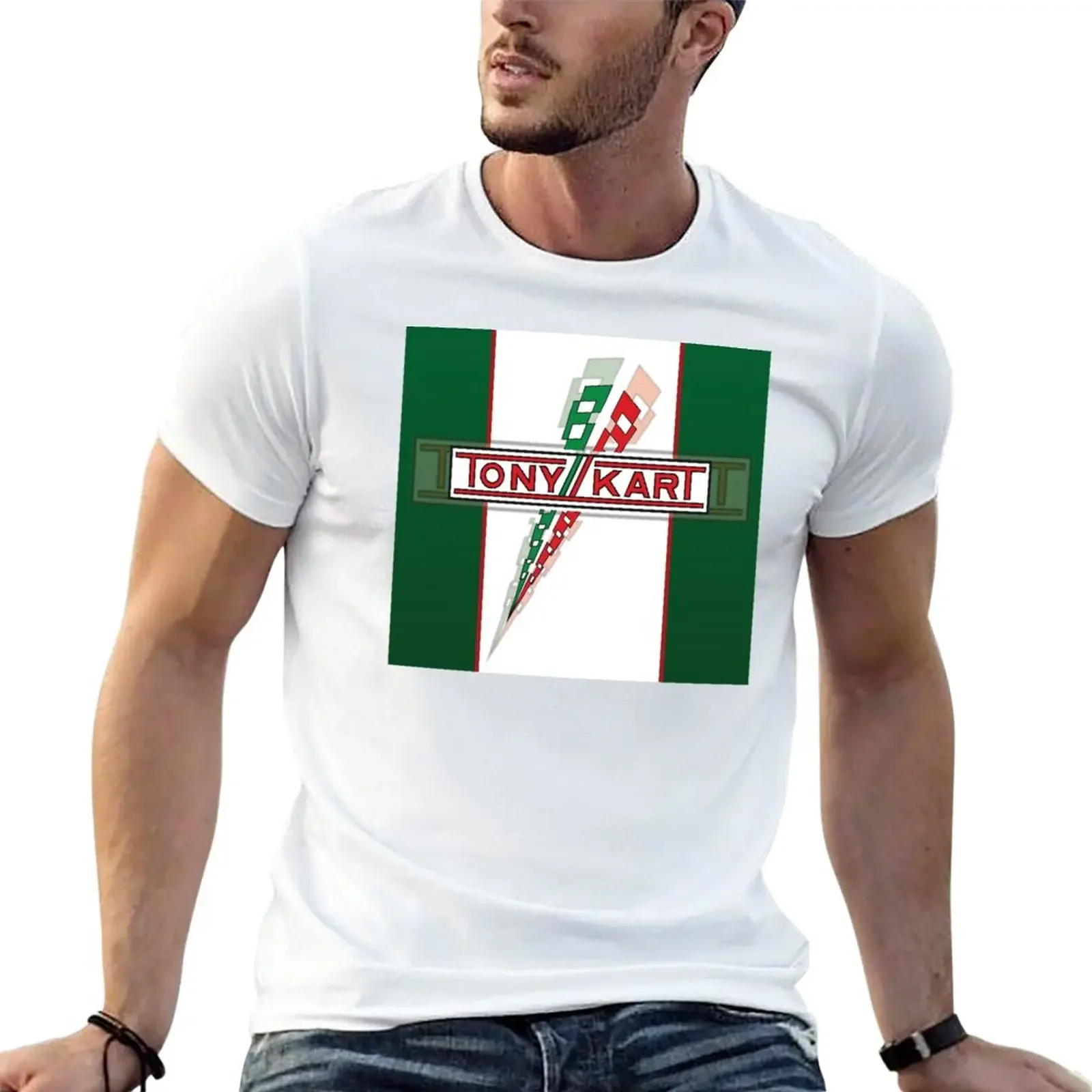 New Tony kart T-Shirt Short t-shirt T-shirt short mens graphic t-shirts hip hop