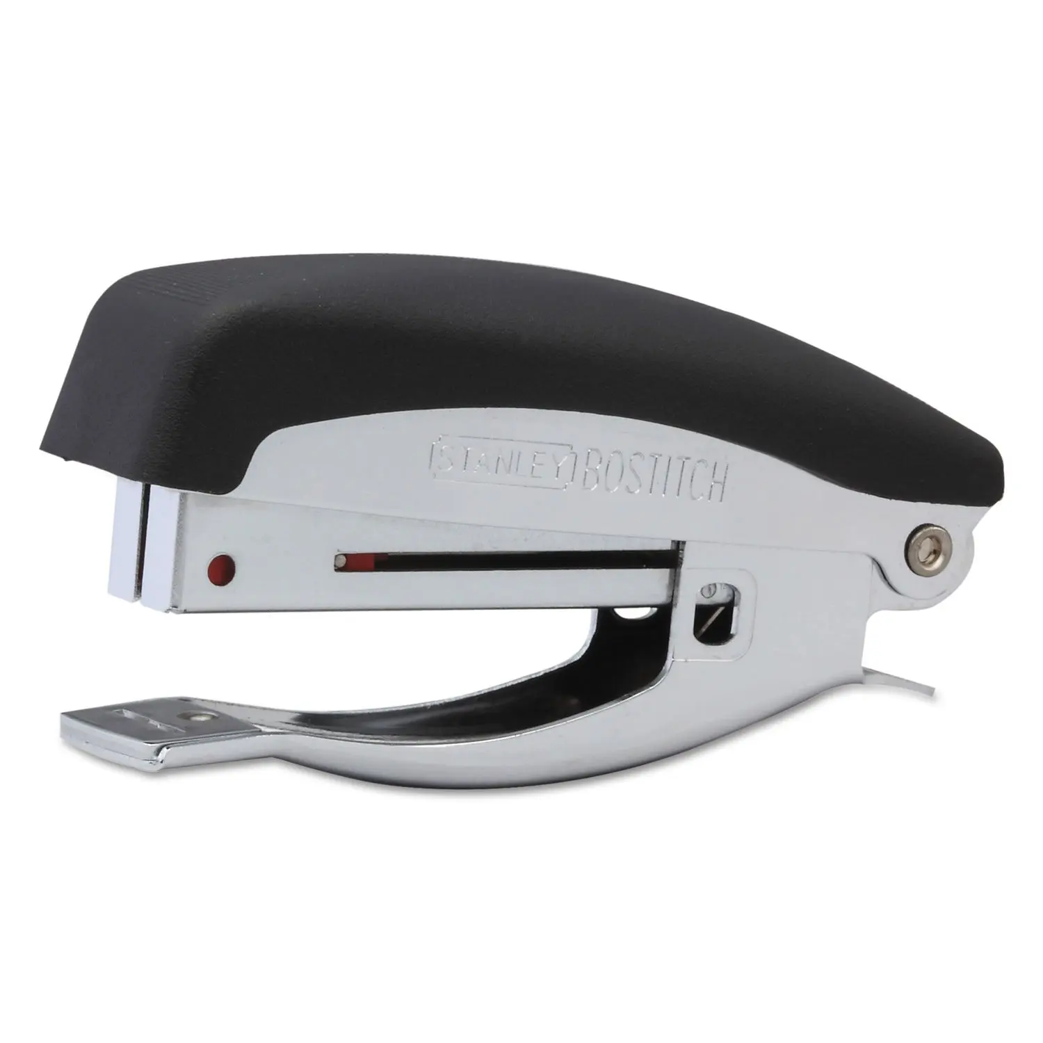 Heavy Duty 20-Sheet Stapler with Soft Grip & Anchor Hole, Chrome/Black