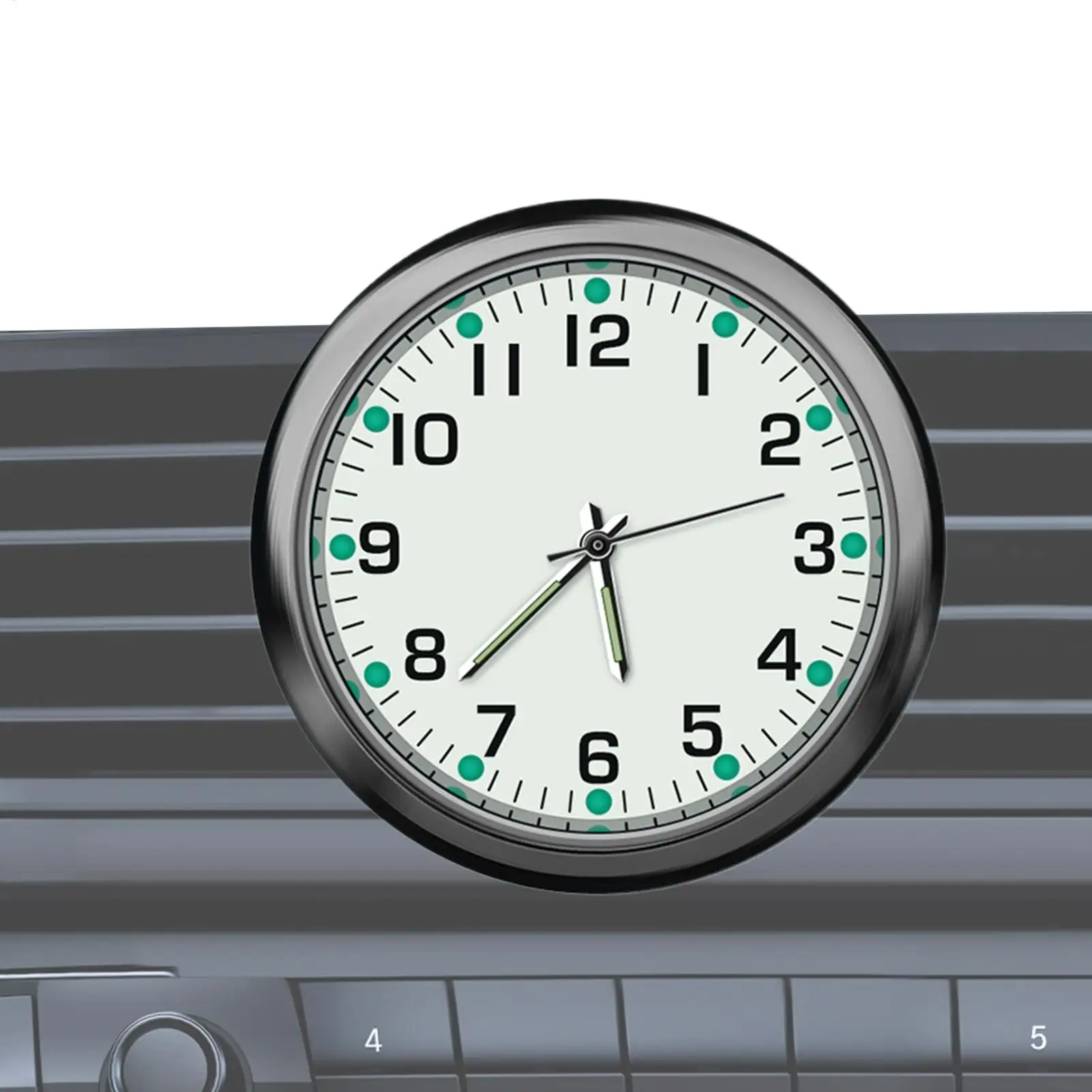 

Car clock luminous car dashboard adhesive dashboard car clock small luminous vent clock for cars boats dashboards and homes