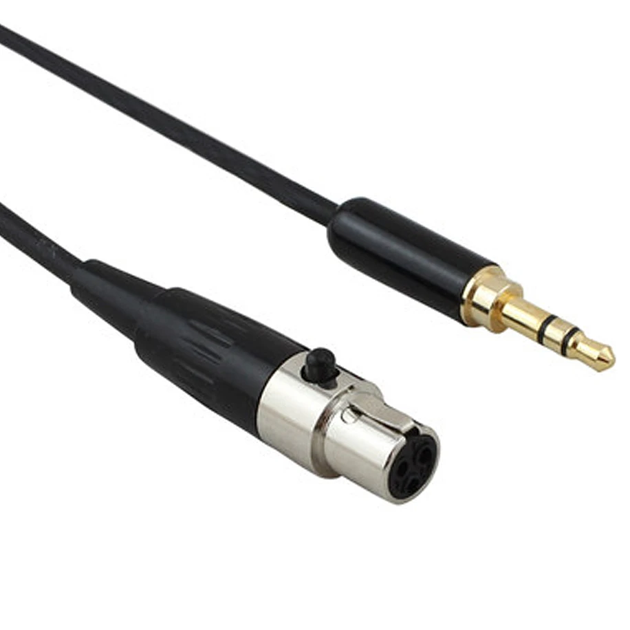 A62T-3.5mm Jack to 3Pin Mini XLR Female for BM800 PC Headphone Mixer Microphone Stereo Camera Amplifier 0.5M