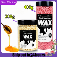200g-400g Canning Wax Beans Unisex Painless Hot Film Wax Depilation Wax Beans Fast Waxing Hot Film Bikini Face Body Hair Removal