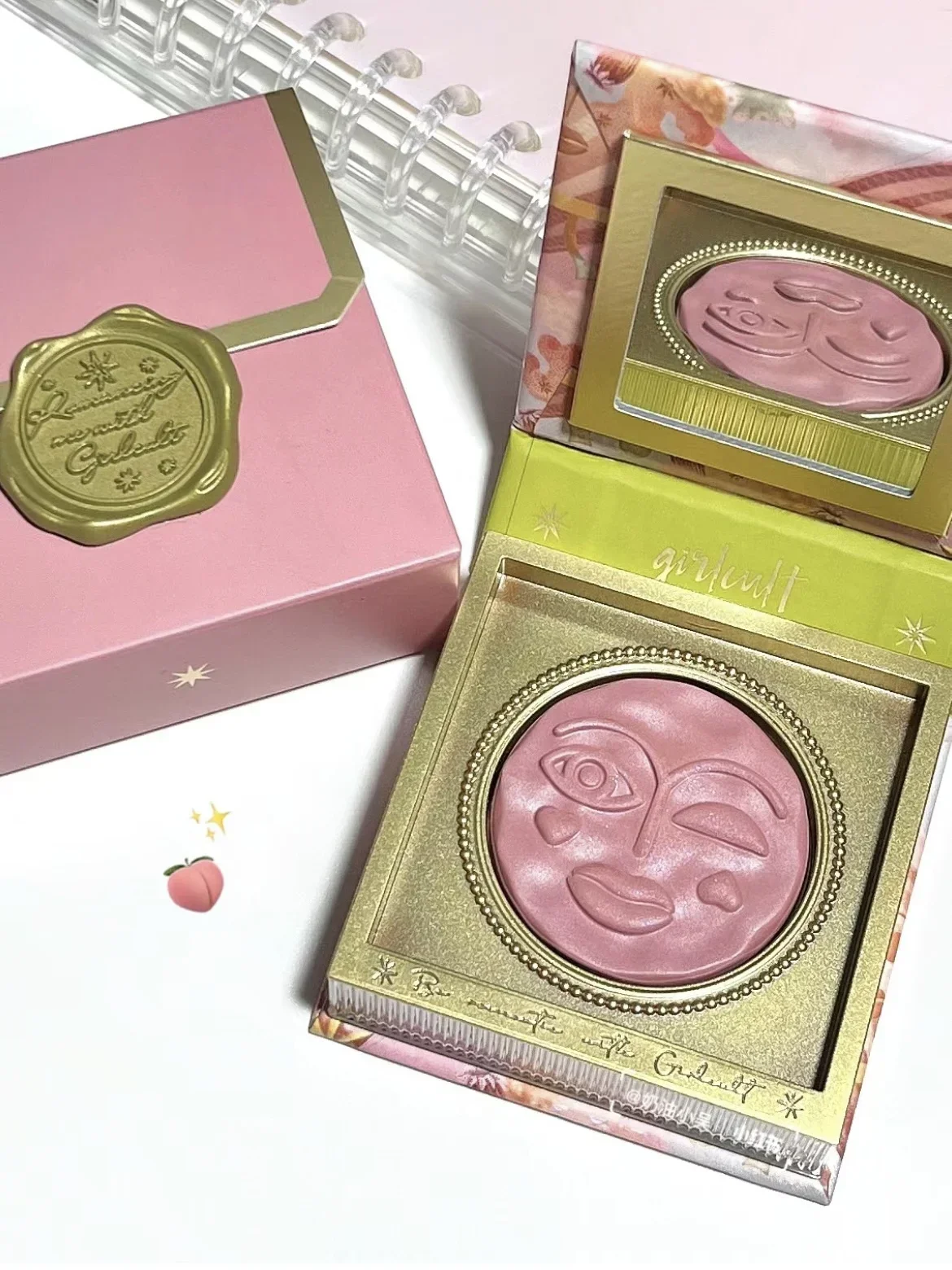 Girlcult Colorete en crema que resalta y refina resaltador fino colorete lindo maquillaje coreano