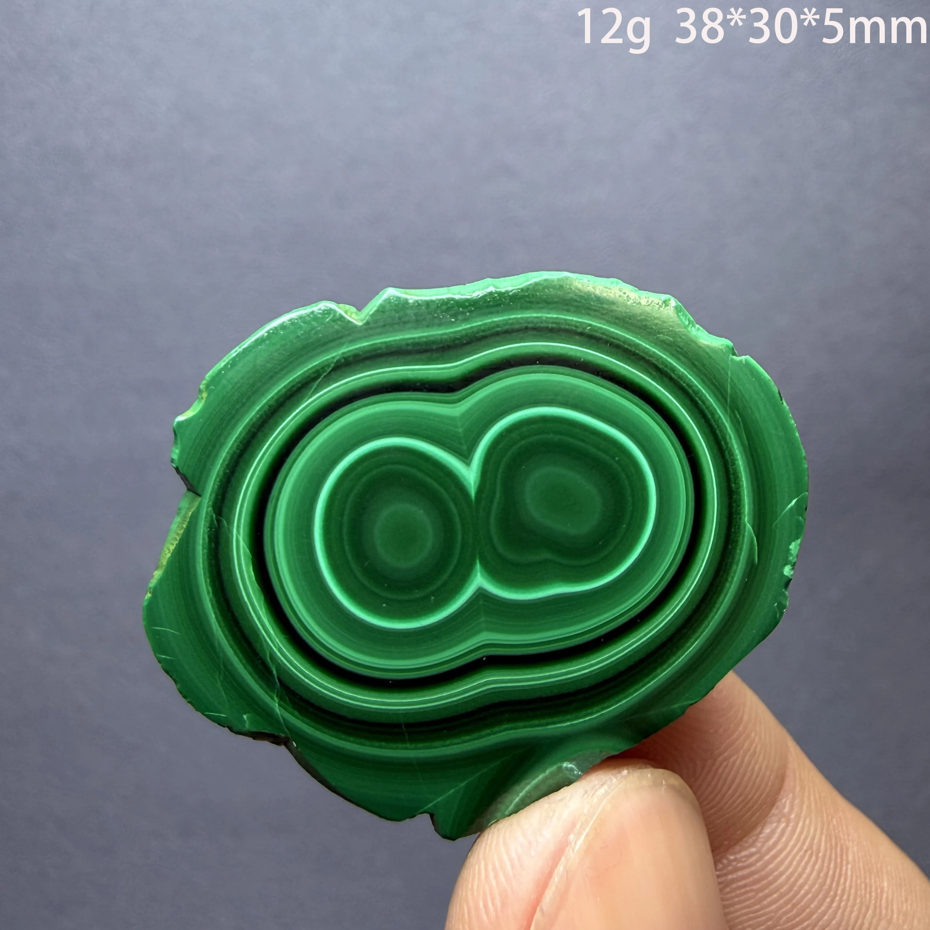 Natural Malachite Slices Polished Quartz Crystal Ore Specimens Healing Home Decor Gifts A1-1-10