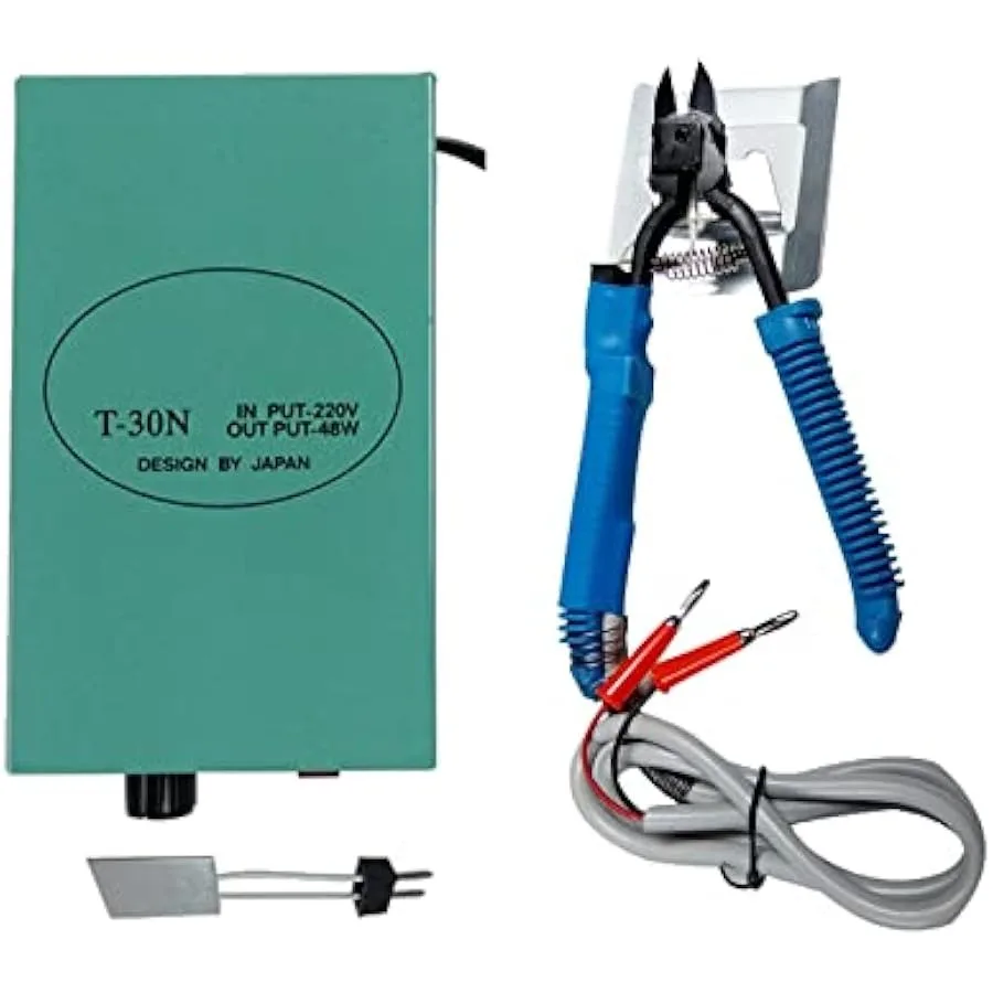 HT200 HT180 Electric Heat Scissors Heat Nipper Side Cutter Diagonal Pliers Side Cutting Pliers Tool with Power Supply