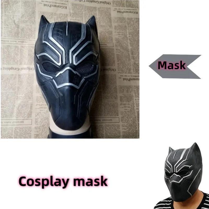 

Косплей фильм шлем реквизит для фильма живая пантера капюшон Хэллоуин ролевая маска силиконовая реалистичная маска косплей маска пантера
