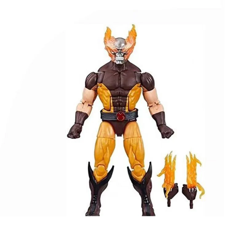 Genuine Marvel Legends Wolverine Hellverine Anime Figurine Weapons of Vengeance MI Action Figure Model Gift Toy Collection