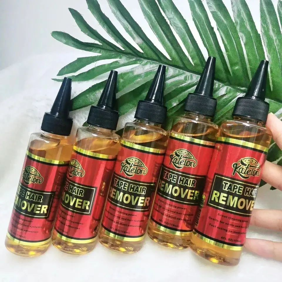 مزيل صمغ الشعر 118 مللي مزيل غراء شعر مستعار دانتيل أمامي 4 أوقية مزيل الشعر الشريط شعر مستعار دانتيل مزيل الصمغ لإزالة غراء الشريط