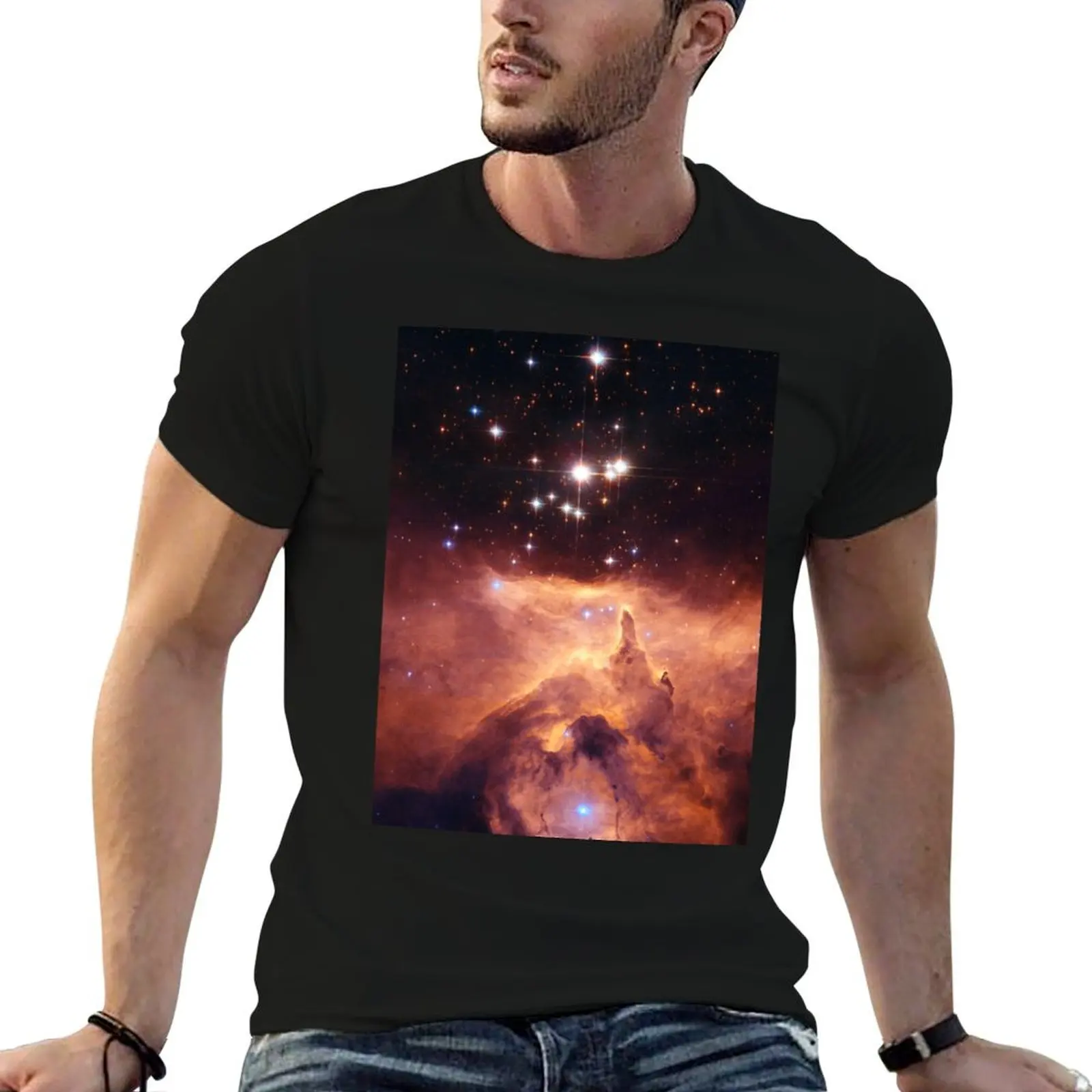 

Emission Nebula NGC6357 T-Shirt cotton t shirts high quality man t shirt cotton T-Shirt