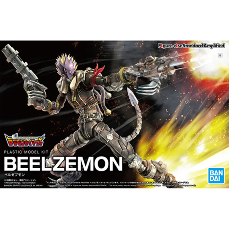 Bandai Genuine Figure Digimon Adventure Model Kit Figure-rise Standard Amplified Beelzebumon Collection Model Action Figure Toys