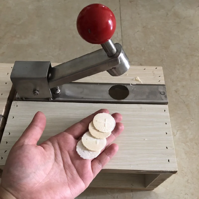 small mini Catholic Christian holy communion wafer bread baking making machine automatic