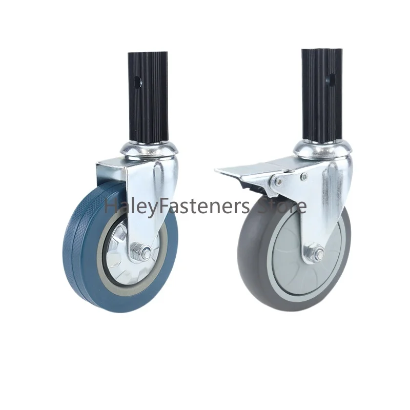 4 Pcs/lot 4-inch Hotel Restaurant Receiving Dining Car Casters & Trolley Receiving Bowl Trolley Wheels