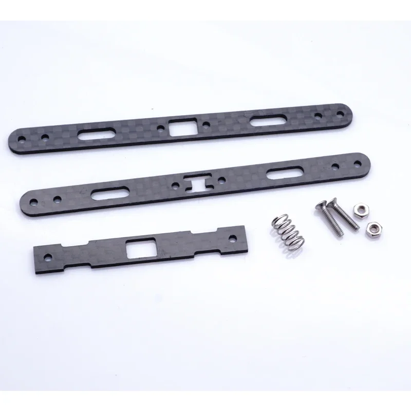 

MINI 4WD after market tamiya parts single spring sliding front roller stay easy assemble 1.5mm carbon fiber 1 set price