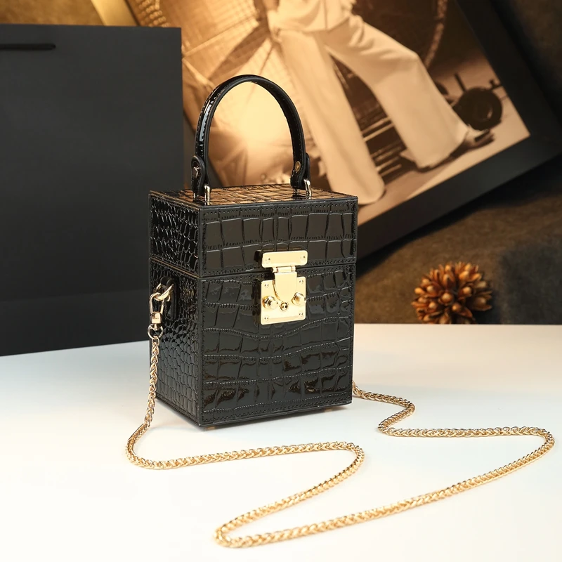 

Новинка 2025 года, кожаная сумка с крокодиловым узором, сумка через плечо, женская сумка Sli Briti Sle, мягкий полиэстер