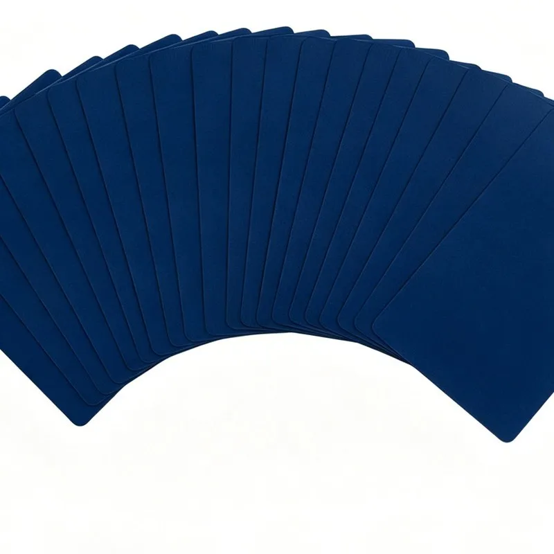 Aluminum Smooth Surface 0.45mm Metal Business Card Blanks 42 pcs, perfect for Sublimation Printing, Durable Scratch Resistant