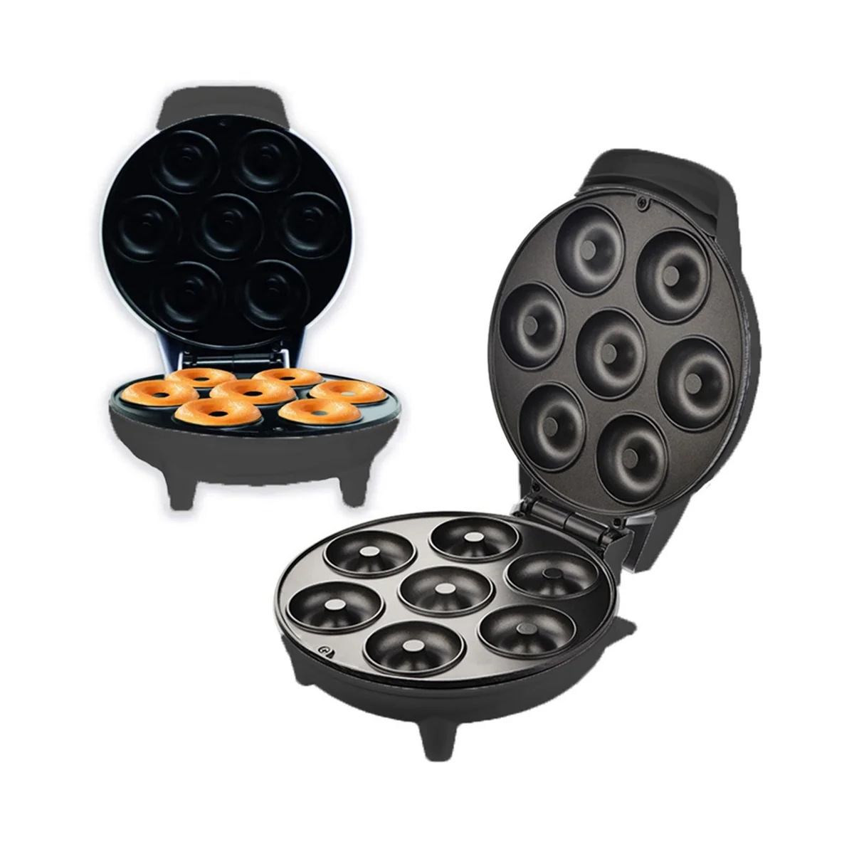 Electric Mini Donut Maker Machine Non-Stick Coated Breakfast Snacks Desserts Kitchen Appliance 220V EU Plug