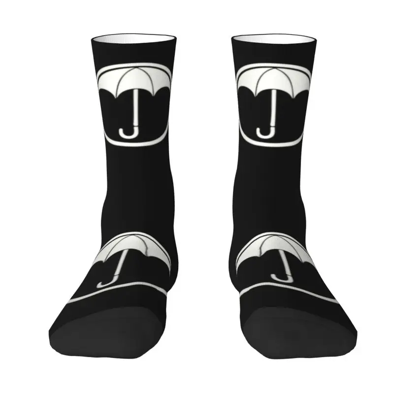 Die Regenschirm Akademie Logo Männer Frauen Crew Socken Unisex Mode 3D-Druck TV-Show Kleid Socken