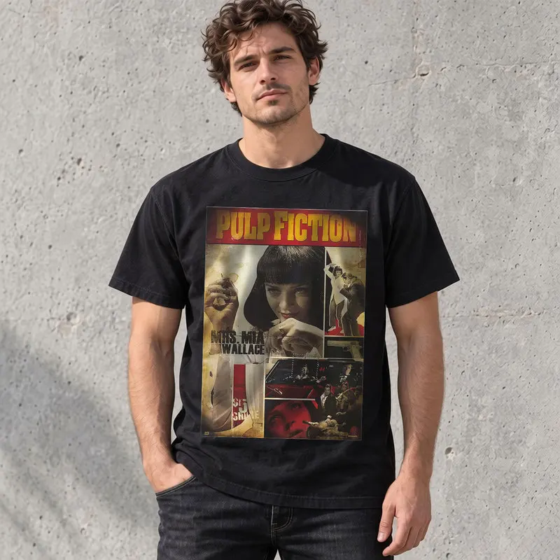 pulp-fiction-movie-graphic-t-shirt-vintage-90s-retro-film-print-tee-quentin-tarantino-classic-cinema-unisex-short-sleeve-shirt