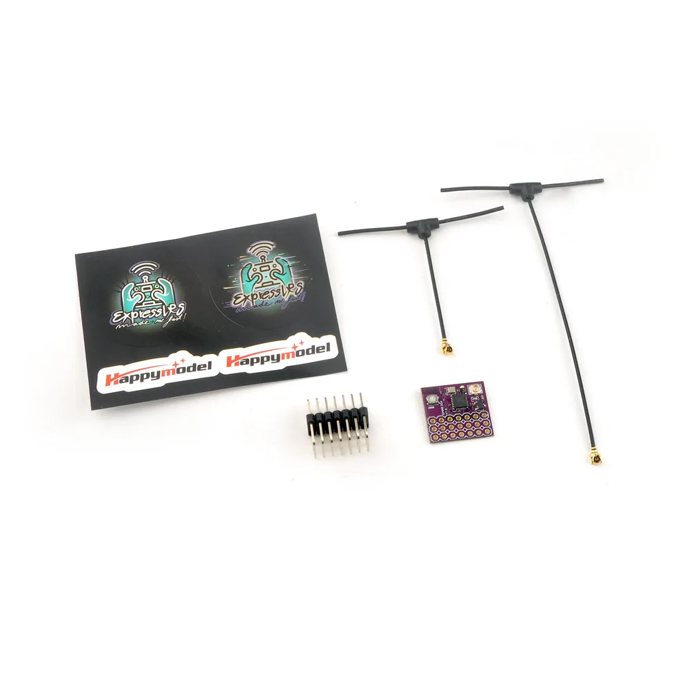 Happymodel ExpressLRS Receptor ELRS, EPW6 TCXO, 2.4GHz, 6CH, PWM, EPW5, atualizado Adequado para FPV RC Quadcopter