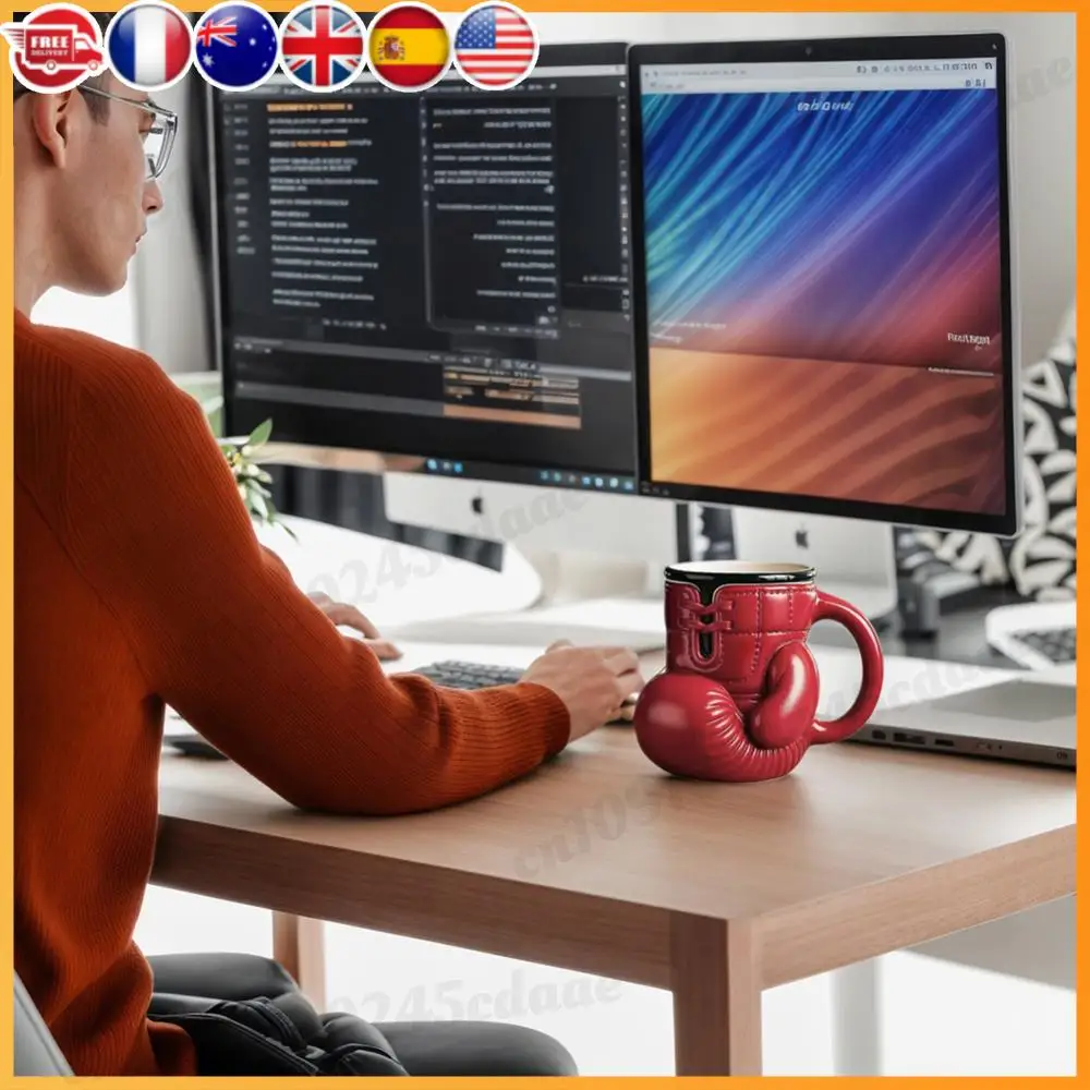 

Boxing Glove Mug Boxing Themed Tea Cup Sports Themed Mug Novelty Coffee Cup for Boxers