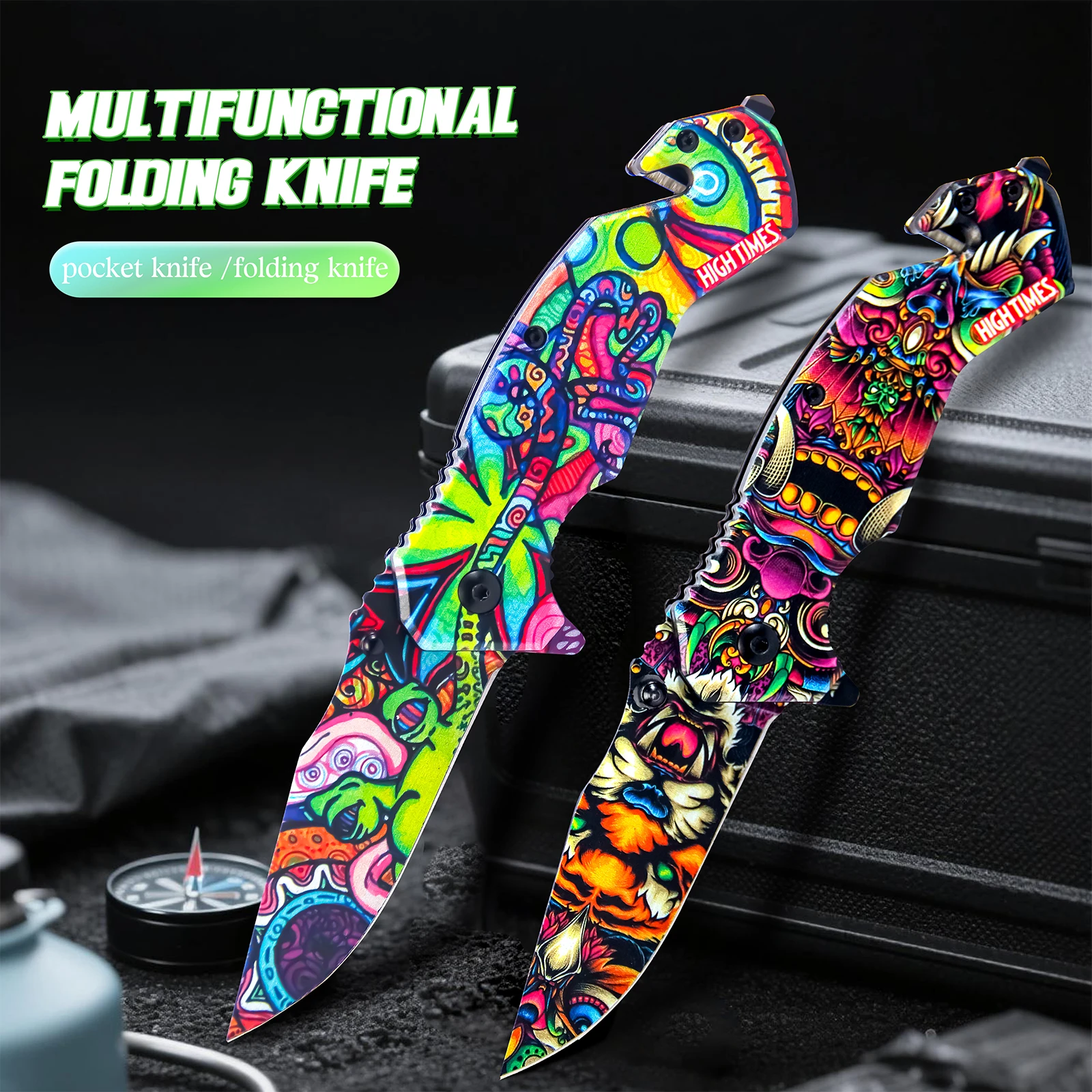 Vibrant Graffiti Full Print Fo - Dive Knife Titanium recension och pris