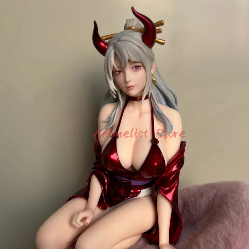 

Hk One Piece Yamato Kaido Amine Figure Kimono Bathrobe Beautiful Girl Sitting Gk Pvc Model Doll Figure Toys Gifts