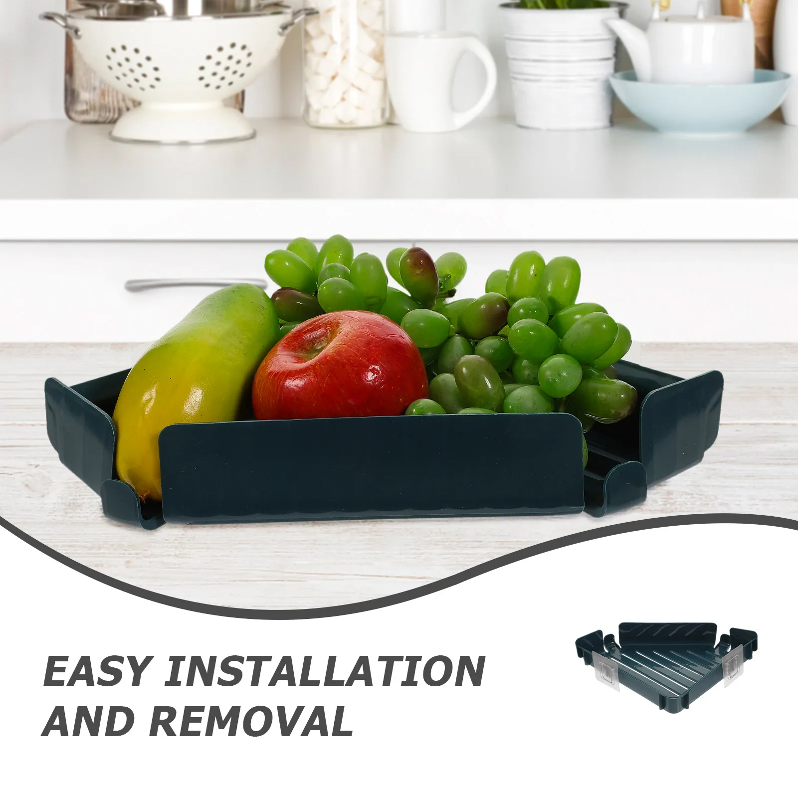 Storage Basket Suction Cup Drain Baskets Sink Catcher Sponge Holder for Kitchen