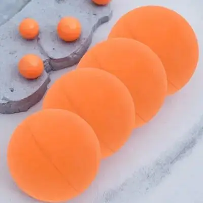 4 قطع من كرات التدريب على الاسكواش، كرات مطاطية صغيرة مجوفة عالية المرونة لممارسة سرعة التفاعل والتدريب الرياضي